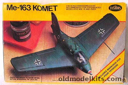 Testors 1/48 Me-163B-1 Komet, 625 plastic model kit
